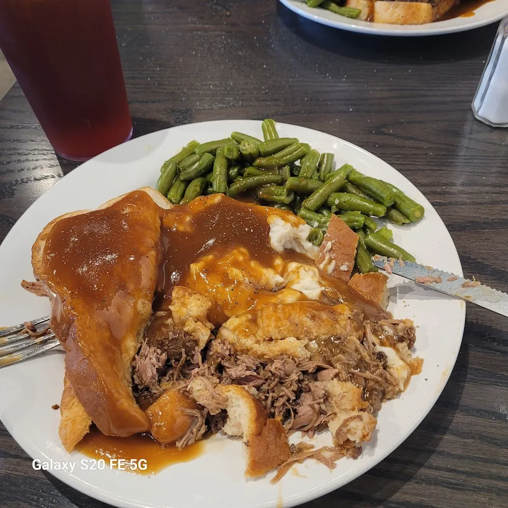 Open Face Roast Beef Sandwich